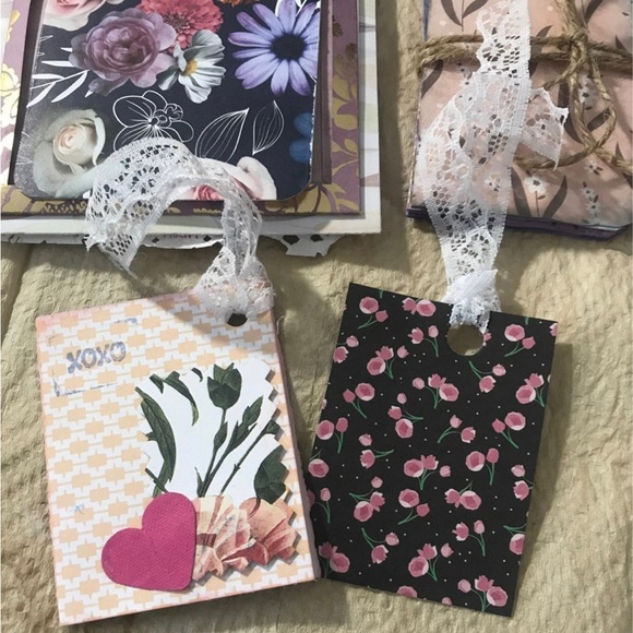 Valentines Bundle No 3 Journal Tags Scrapbooking Handmade - Picture 5 of 7